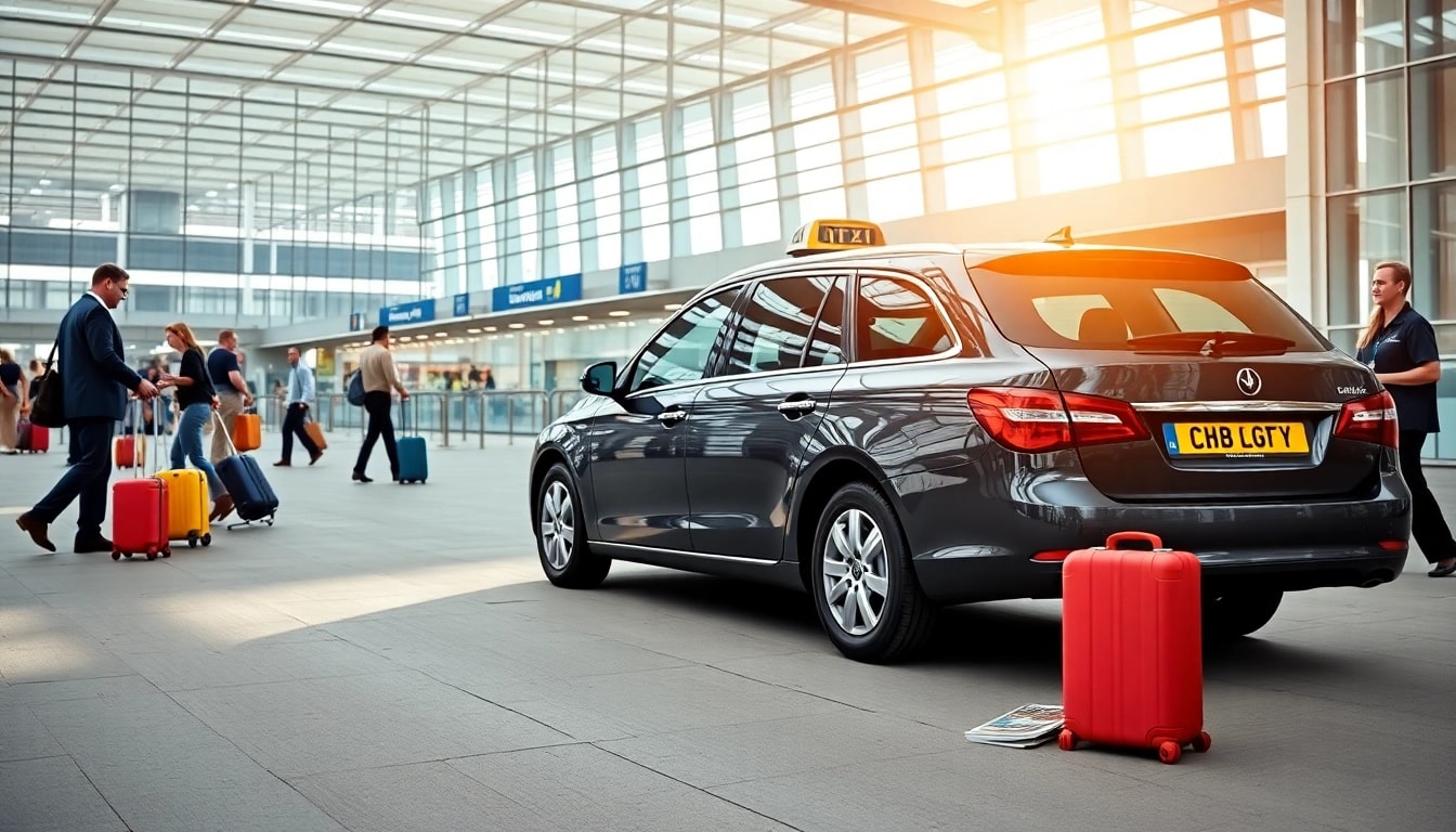Providing efficient taxi services to Heathrow with a modern, professional touch.