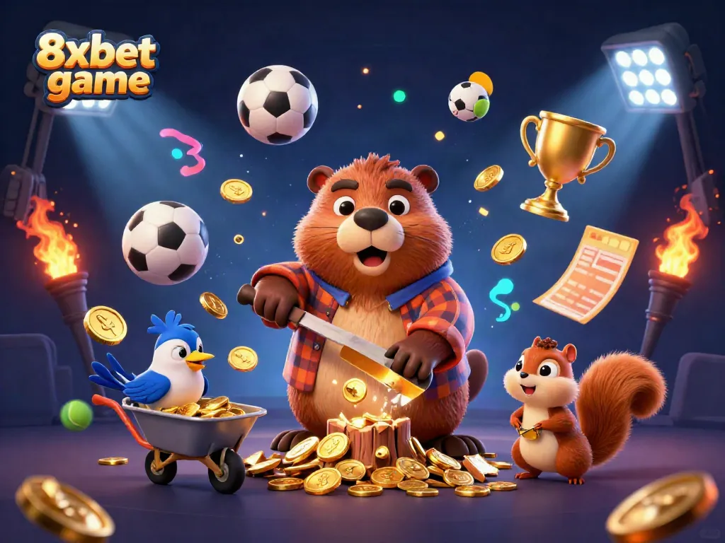 Experience the thrill of the 8xbet game with action-packed characters and casino excitement.