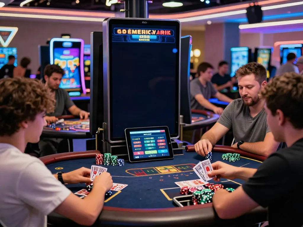 Exciting players engaging at the best credit card casinos with dynamic gaming and instant payments.