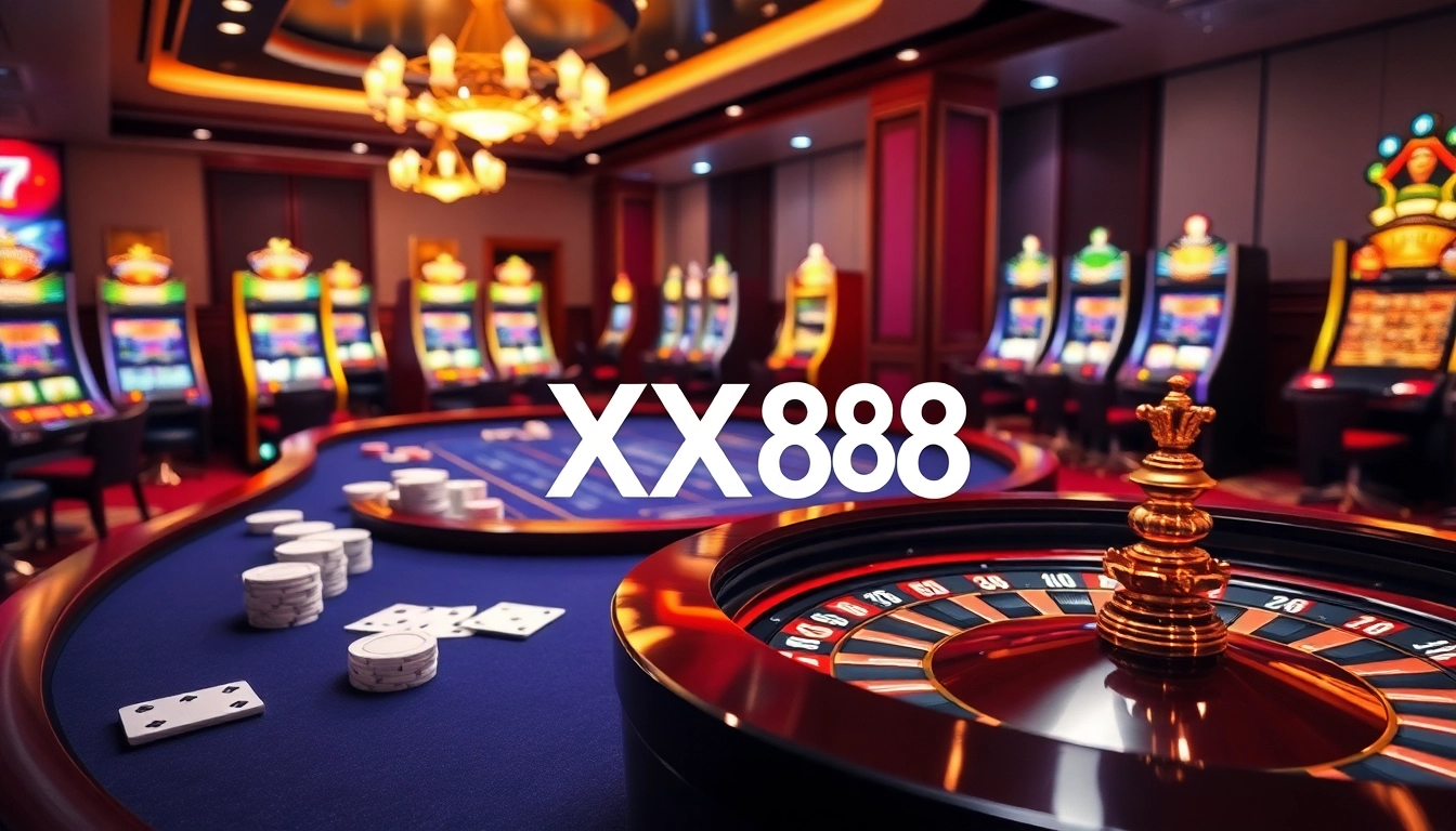 Engaged players immerse in action at Nhà cái xx88, enjoying vibrant casino tables and slots.