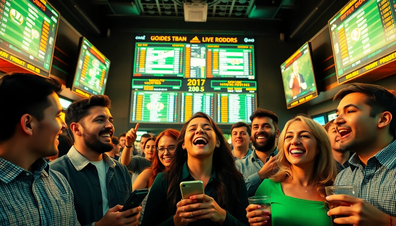 Engage with the dynamic atmosphere of sports betting at https://talkprep.org/, showcasing excitement and community interaction.