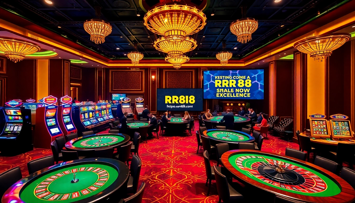 Engaging casino players enjoy thrilling games at RR88, enhancing their winning experience on https://urr88.com/.