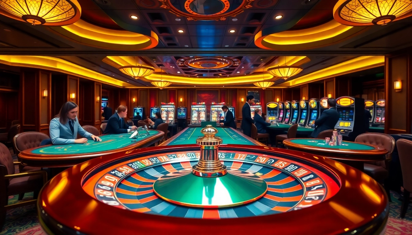Players strategizing bets at luxurious poker tables in 13Win casino, enhancing gaming excitement.