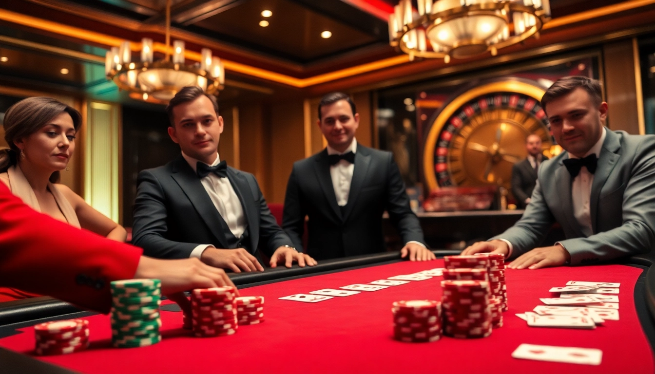 Experience high-stakes poker action at a lavish casino featuring s8-focused elements.