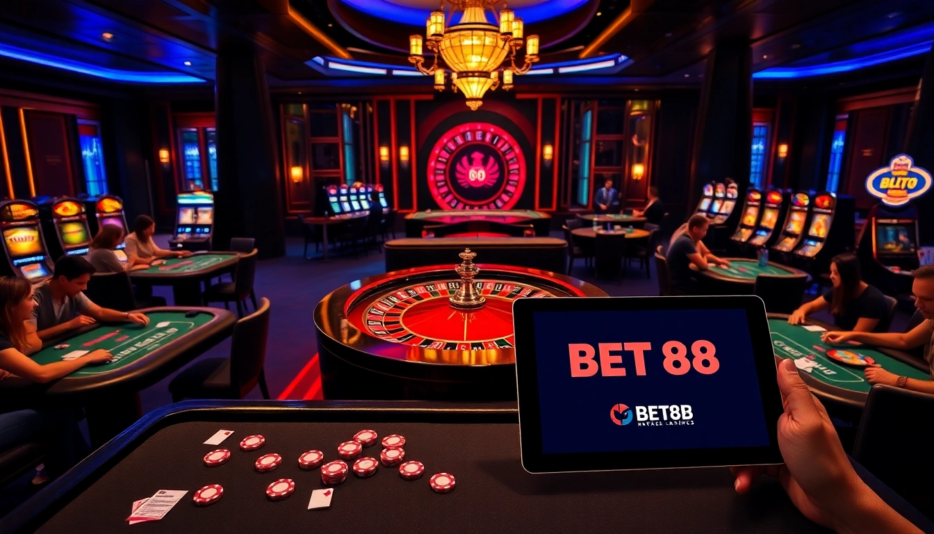 Engage in excitement at the casino with roulette, poker, and online options from https://bet88b.us.com/.