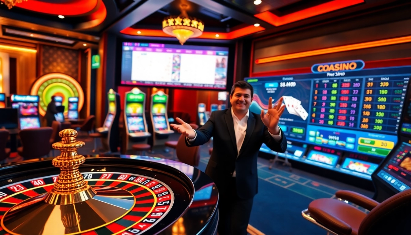 Experience the thrill of online gaming at https://777vip.bio/ featuring vibrant slot machines and lively betting interactions.