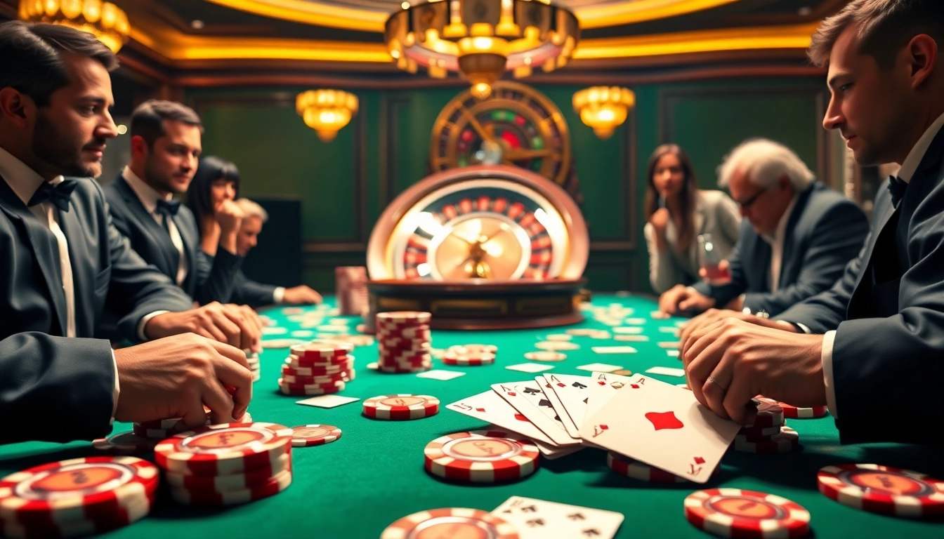 Experience the thrill of baccarat at https://jun88buzz.info/ featuring vibrant chips and eager players.