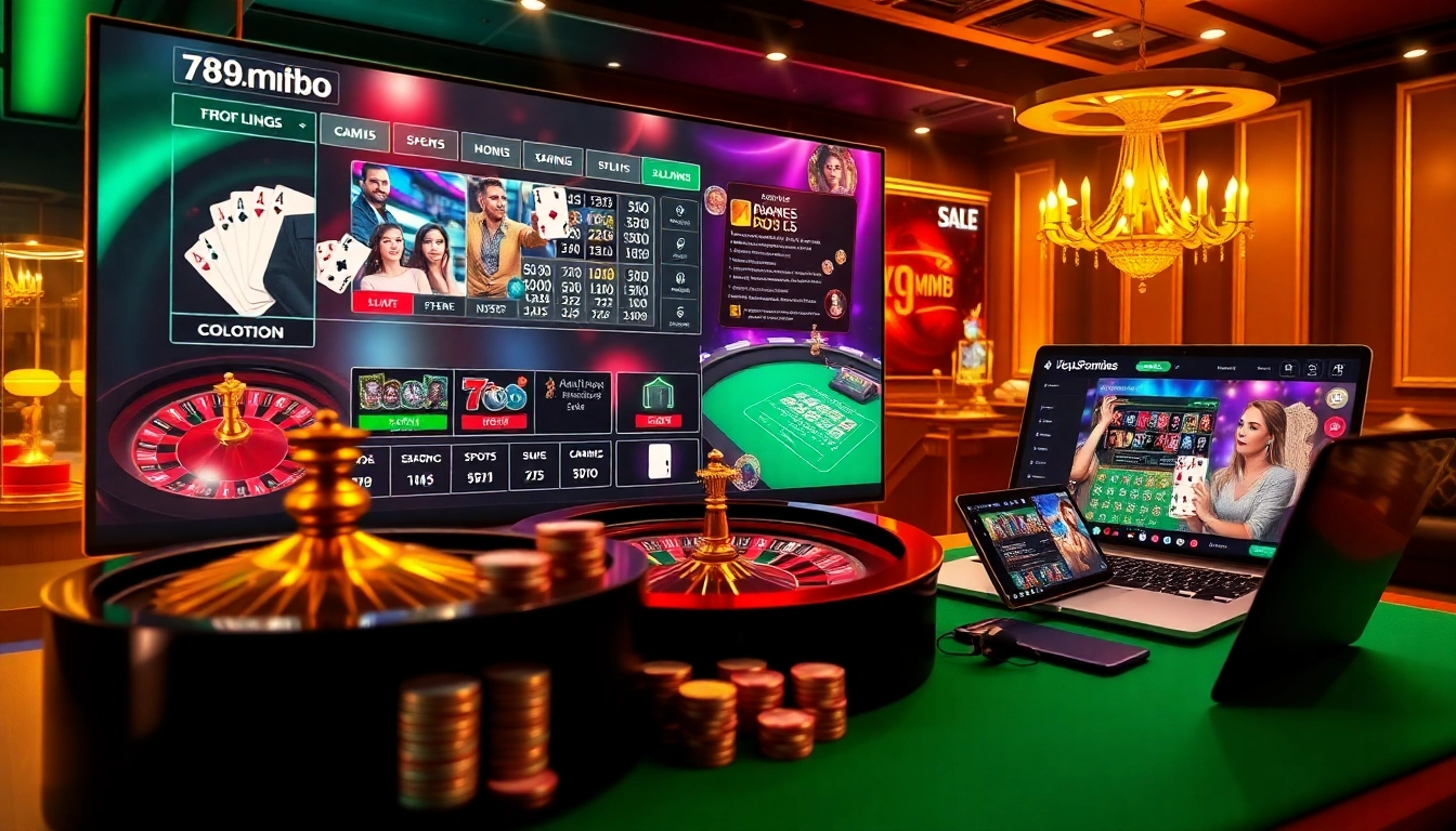 Players enjoying various casino games on 789f.mba's vibrant online gambling platform.