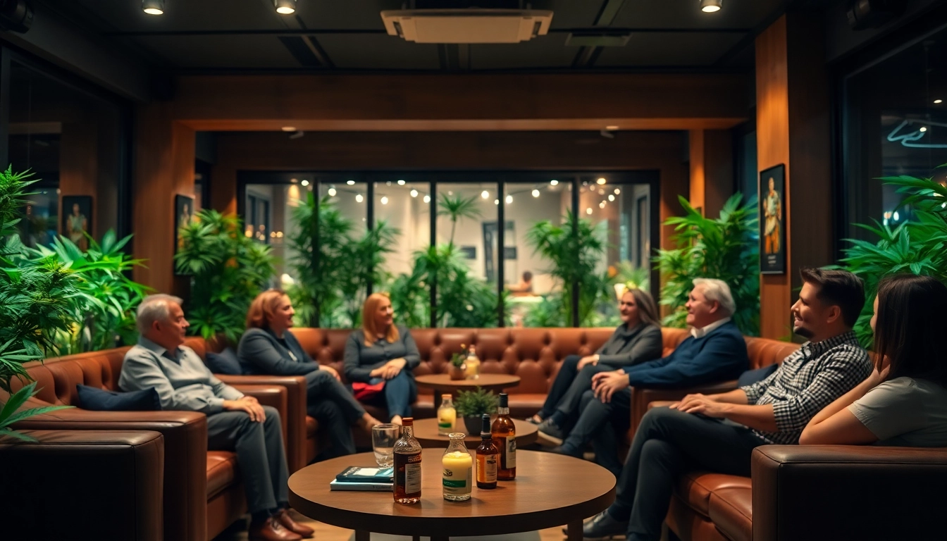 Meltz Cannabis Club Madrid, un espace détendu où les membres socialisent autour de produits de cannabis.