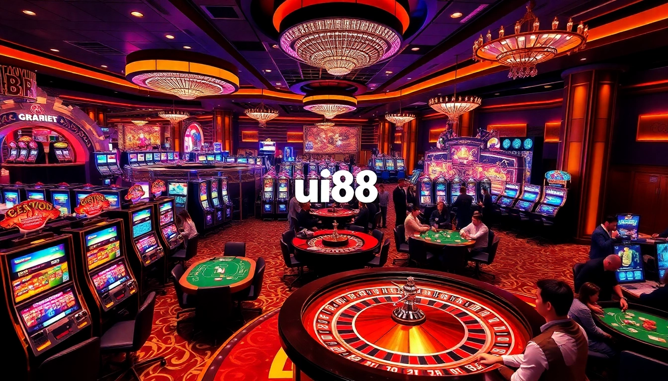 Experience the thrilling atmosphere of uu88 casino gaming with vibrant tables and exciting slot machines.