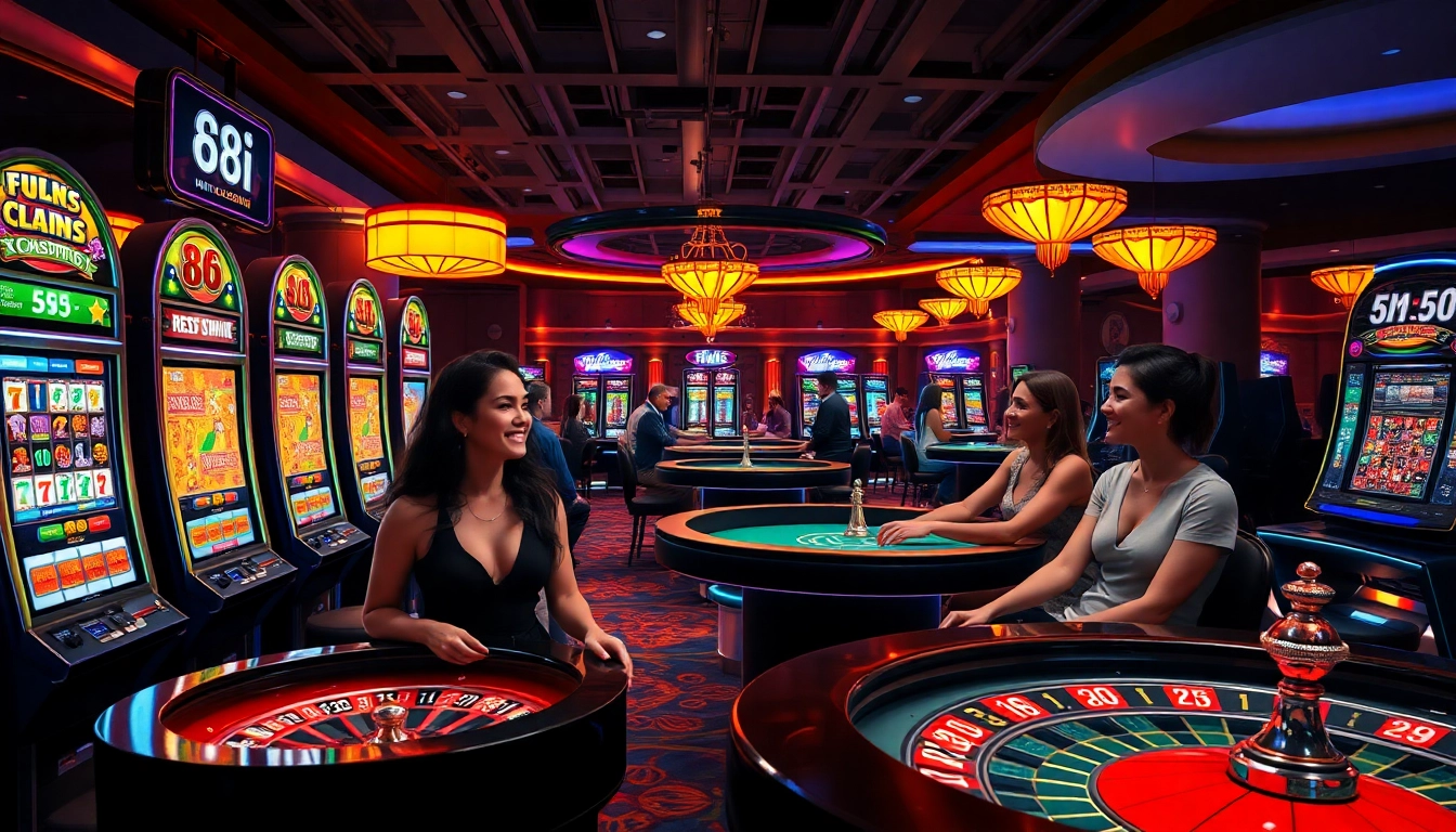 Experience the thrill of gaming at link 88i with luxurious slot machines and poker tables.