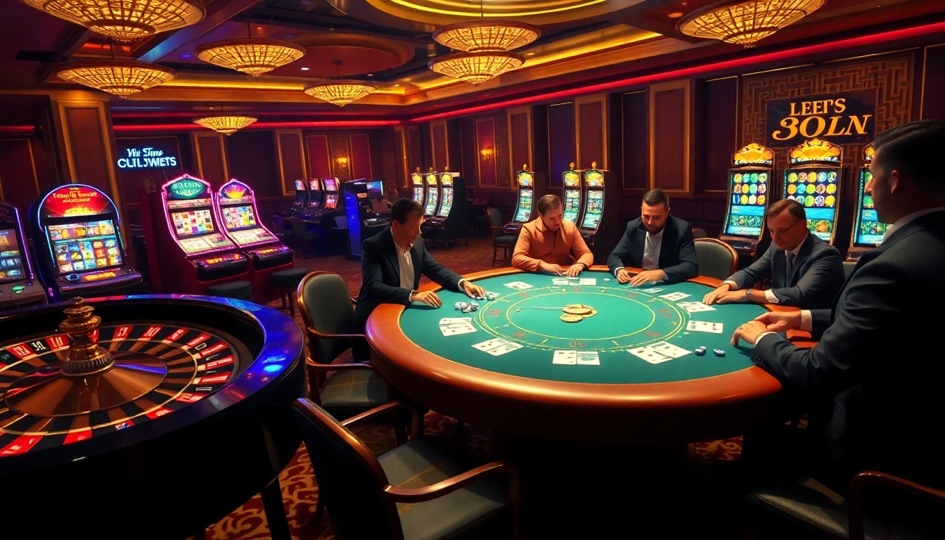 Experience the thrill of gambling at https://11bet.fashion/ with an exciting high-stakes poker game setup.