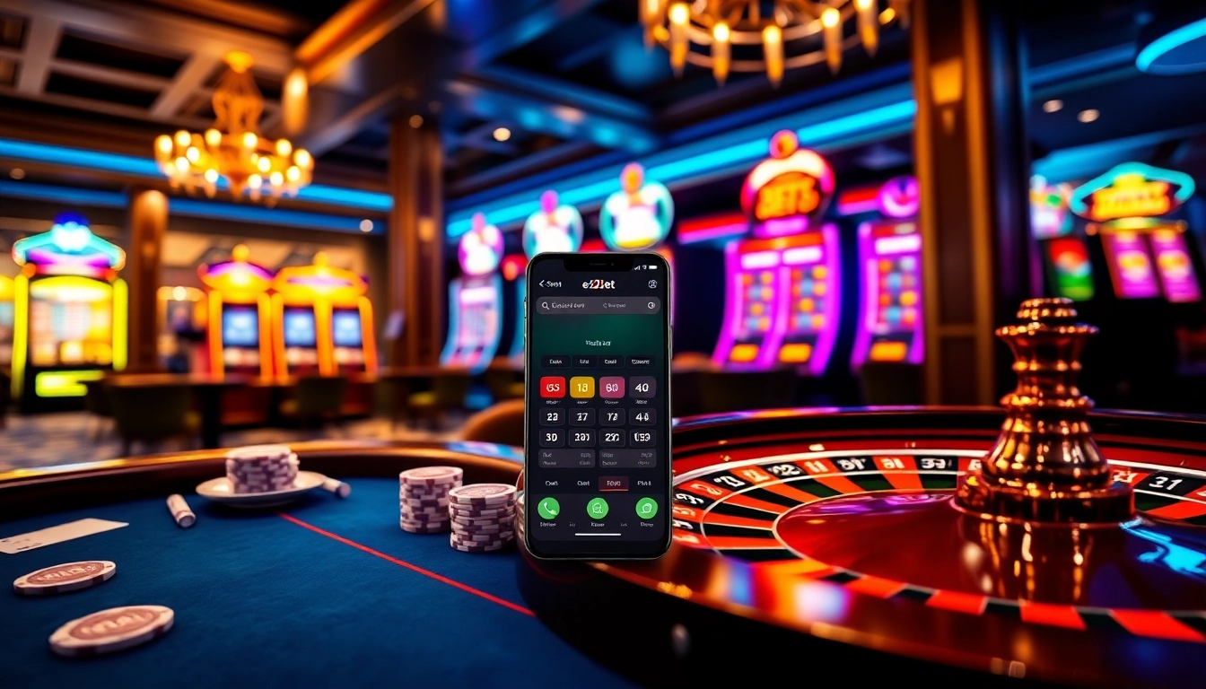 Experience the thrill of online gambling with e2bet's vibrant casino atmosphere.