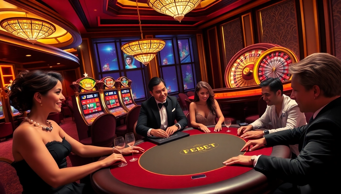 Join the excitement at FEBET com's upscale casino with engaging games and vibrant atmosphere.
