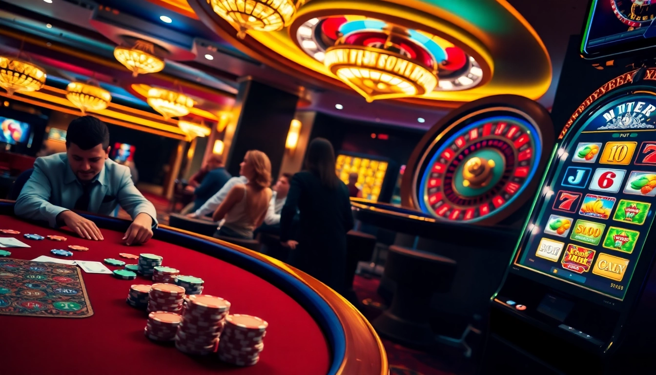 Players enjoying vibrant casino games, highlighting excitement and luxury at https://s801.online/.