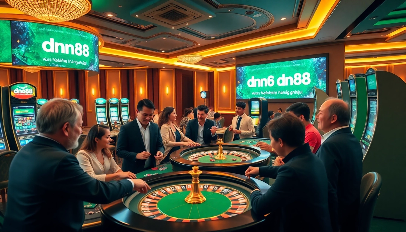 Engage in thrilling gameplay with dn88 đăng nhập at a luxurious casino filled with excitement.