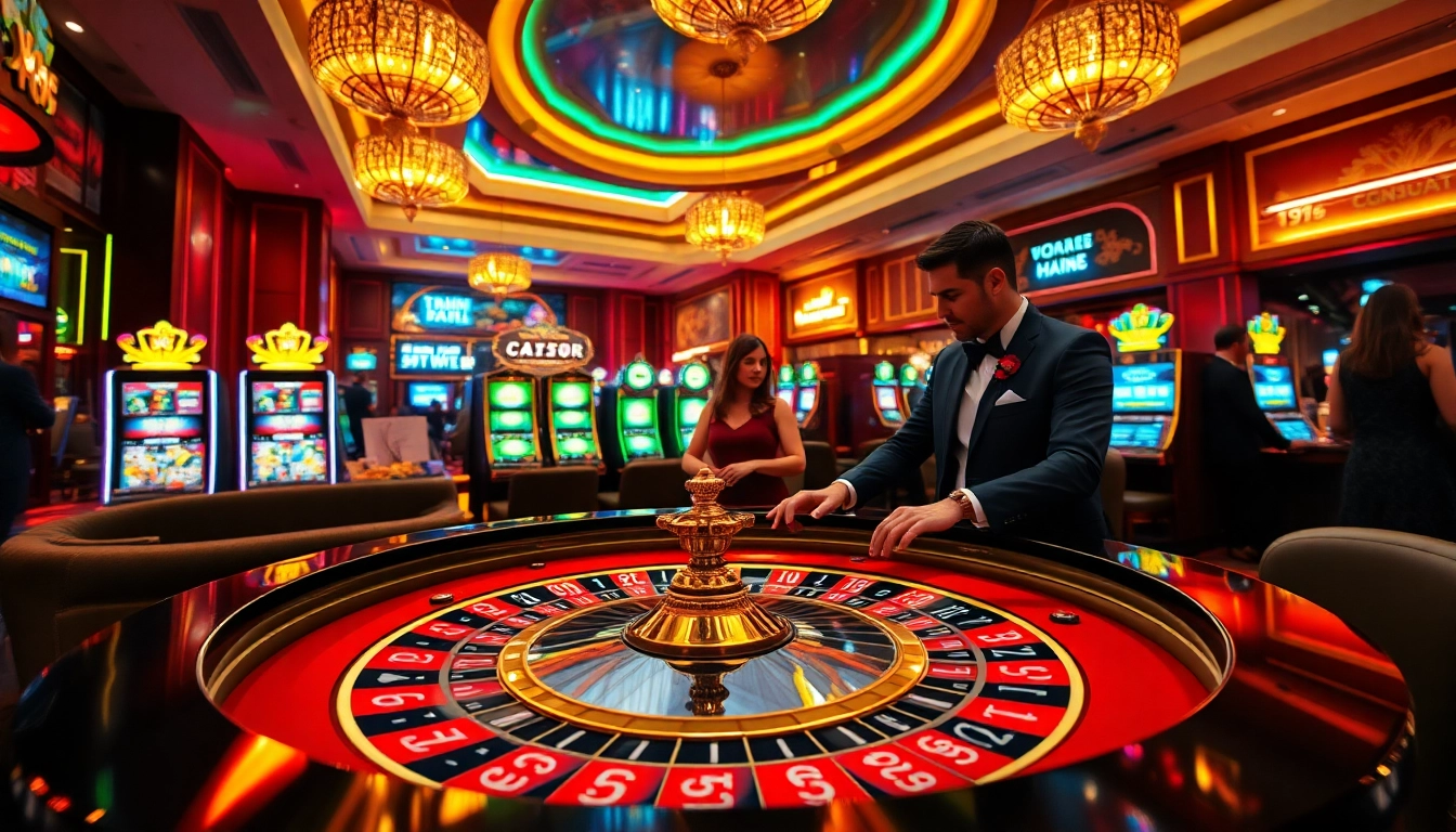 Experience the thrill of 'trang chủ xx88' with vibrant casino gaming action and elegant tables.