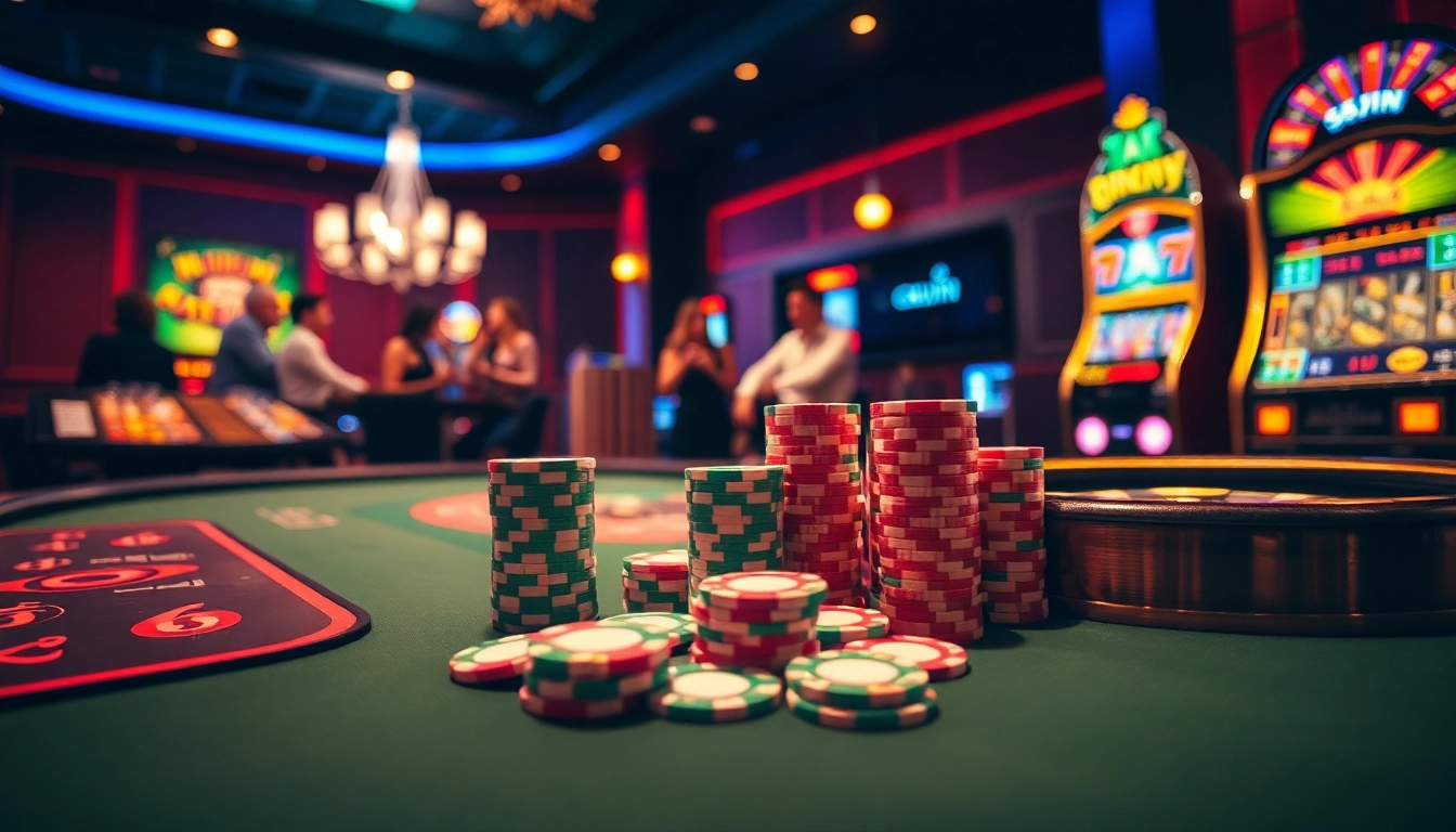 Playing poker with excitement at https://58win.talk/ in a luxurious casino atmosphere.