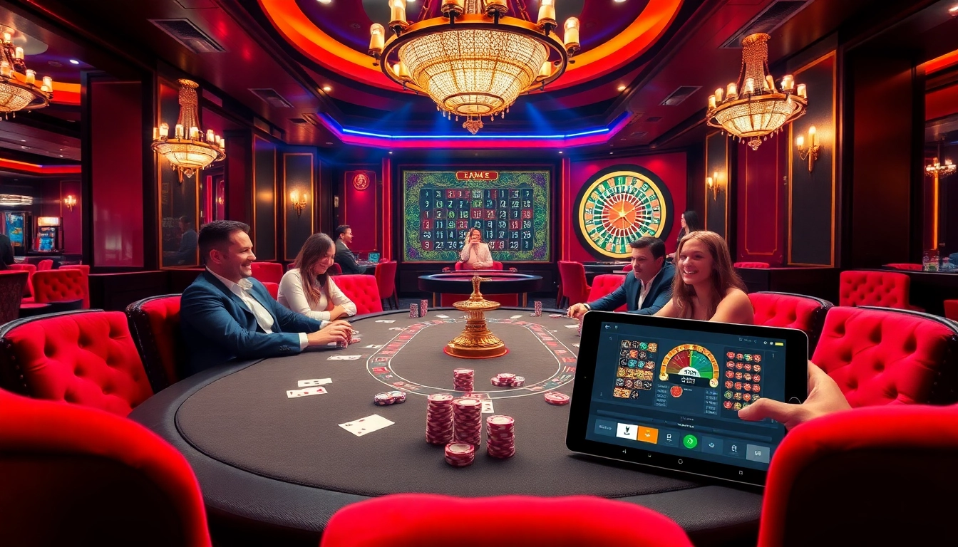 Experience high-stakes excitement at https://i9bet2h.club with professional poker players and vibrant casino visuals.