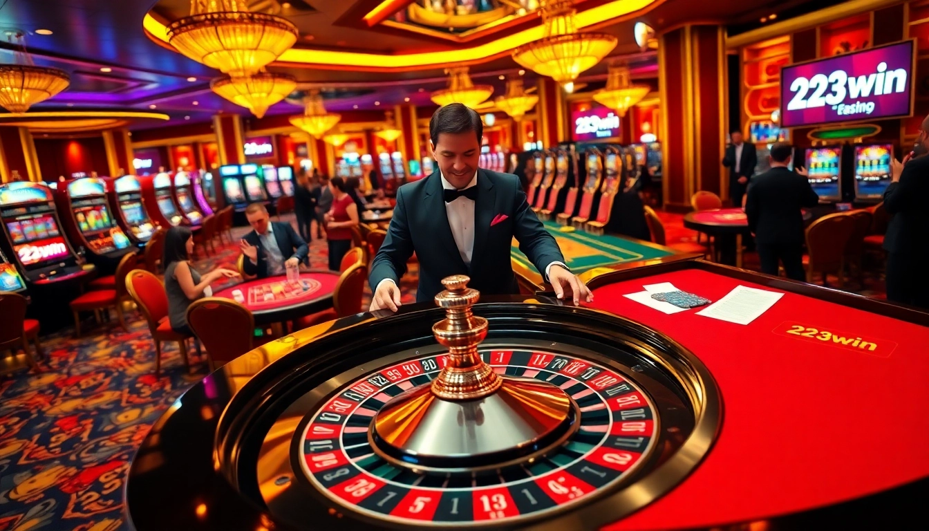Experience the excitement at 23win with thrilling roulette action and stylish casino ambiance.